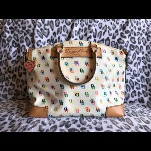 Dooney and Bourke White Monogram Handbag